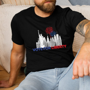 2024 Election Vote for Liberty New York Patriotic T-Shirt