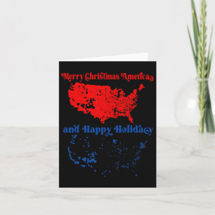2024 Electoral Map Merry Christmas Trump Landslide Card