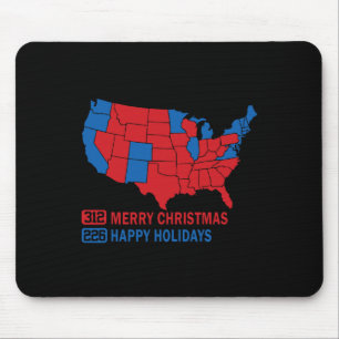2024 Electoral Map Merry Christmas Trump Landslide Mouse Mat