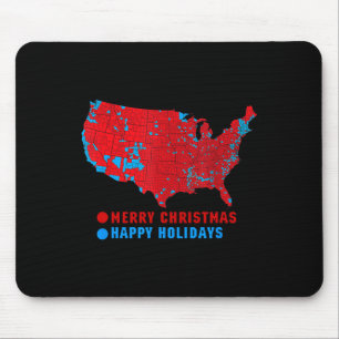 2024 Electoral Map Merry Christmas Trump Mouse Mat