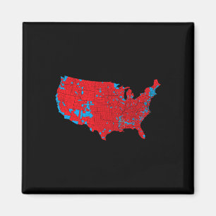 2024 Electoral Map Red Trump Vance Defeat Blue Kam Magnet