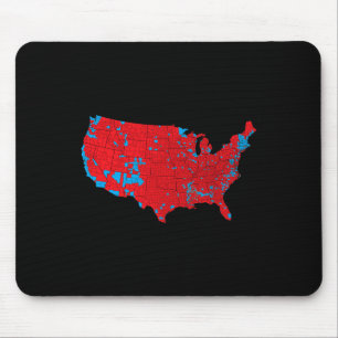 2024 Electoral Map Red Trump Vance Defeat Blue Kam Mouse Mat