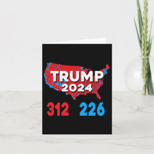 2024 Electoral Map Trump 312 Red Election 2024 Res Card