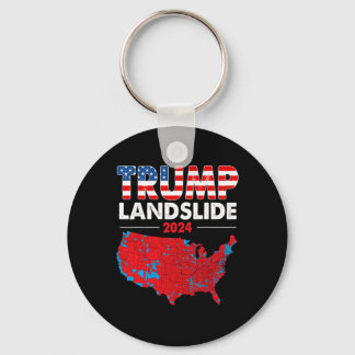 2024 Electoral Map Trump Landslide Red Election Ma Key Ring