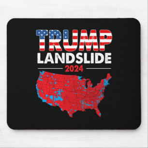 2024 Electoral Map Trump Landslide Red Election Ma Mouse Mat