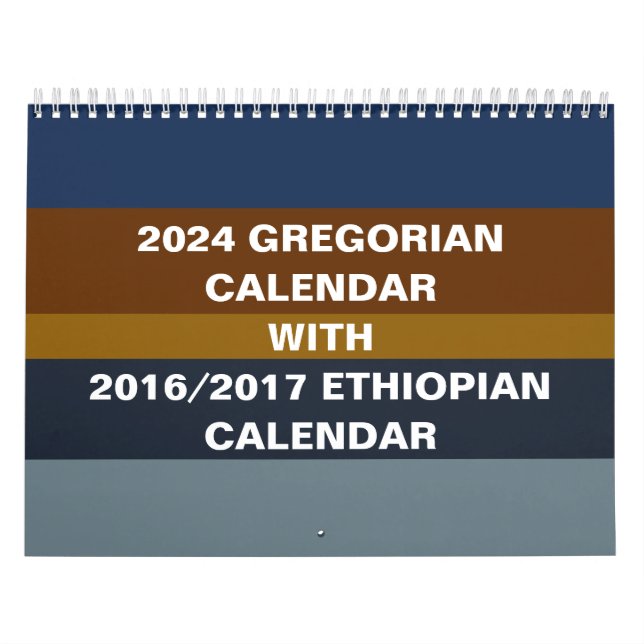 2024 Ethiopian Wall Calendar Converter (Cover)