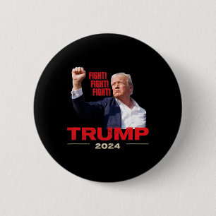 2024 Fight Fight Fight July 13th Trump Rally  6 Cm Round Badge