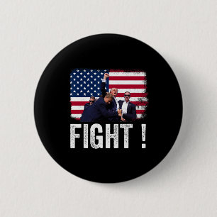 2024 Fight For Men Women Vote Trump 2024  6 Cm Round Badge