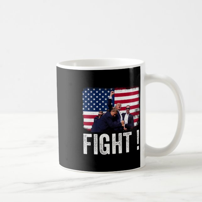 2024 Fight For Men Women Vote Trump 2024  Coffee Mug (Right)