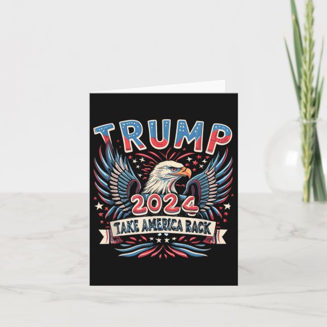2024 Flag Take America Back  Card (Front)