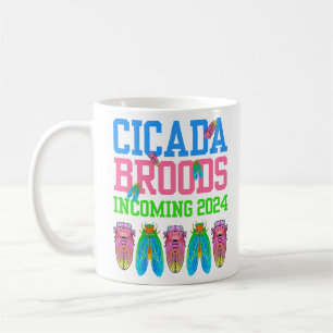 2024 Fun CICADA BROODS INCOMING Coffee Mug