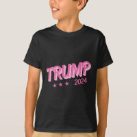 2024 - Funny Donald Trump Pink Bubble Letters 