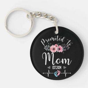 2024 Funny With Floral Mother Day Key Ring