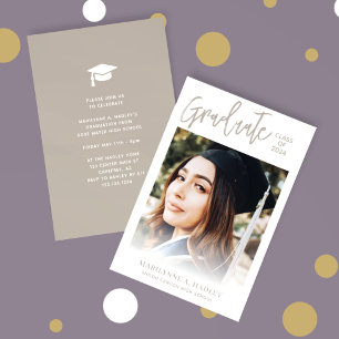 2024 Graduation Party Photo Invitation