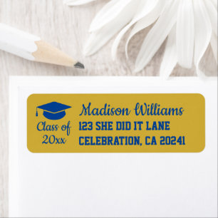 2024 Graduation Personalised Grad Return Address