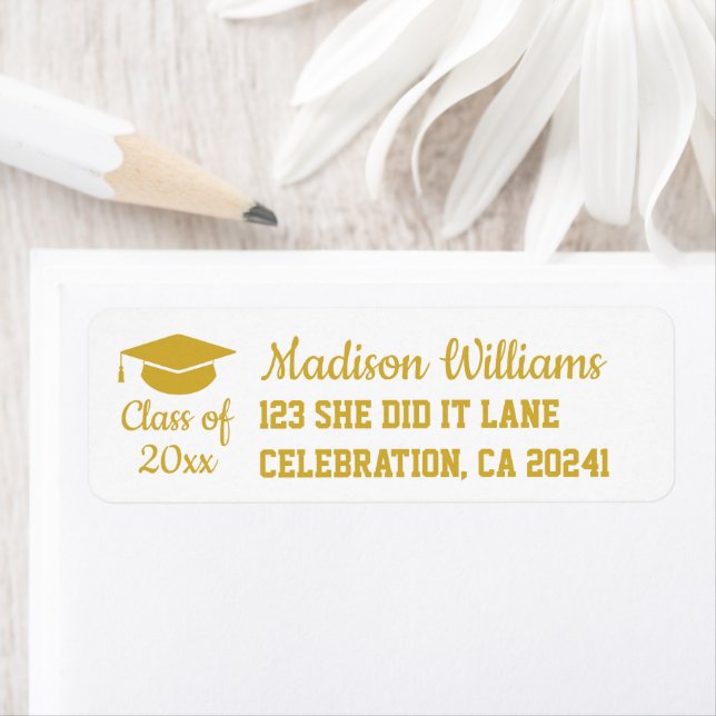 2024 Graduation Personalised Grad Return Address (Insitu)