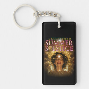 2024 Greensboro Summer Solstice Festival Souvenir Key Ring