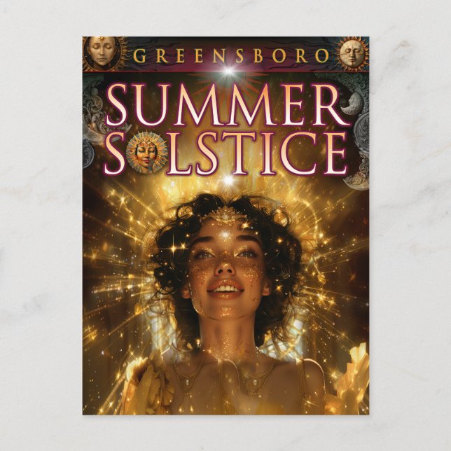 2024 Greensboro Summer Solstice Souvenir Postcard (Front)