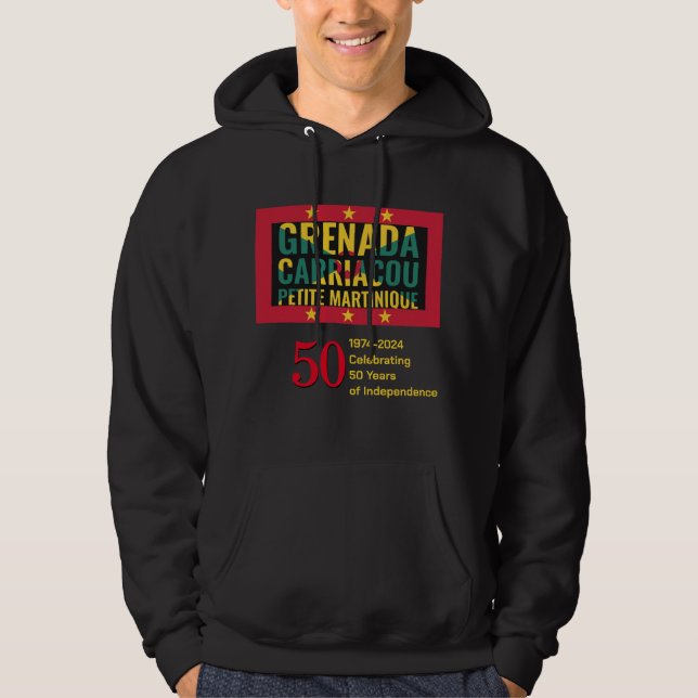 2024 GRENADA 50th Anniversary Independence Hoodie (Front)