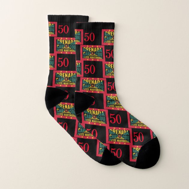 2024 GRENADA 50th Anniversary Independence Socks Zazzle   2024 Grenada 50th Anniversary Independence Socks R63b51f1b8ed042658f39b94810434fc6 Ejsjd 630 