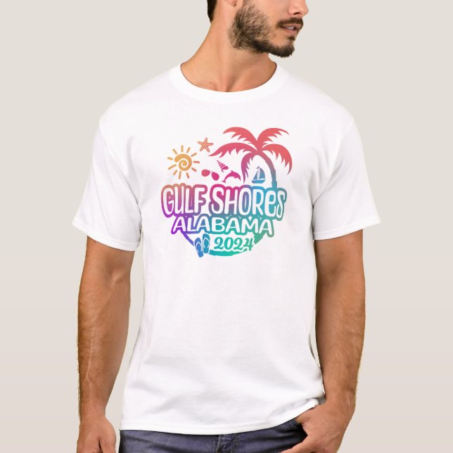 2024 Gulf Shores Alabama Vacation or Trip T-shirt (Front)