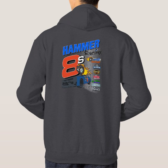 2024 Hammer Racing Mens Hoodie (Back)
