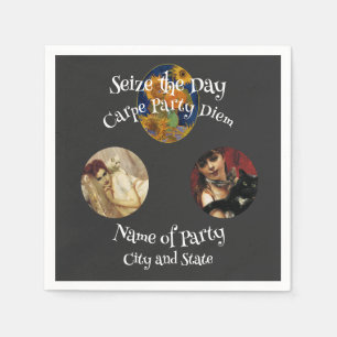 2024 Happy Hour Bachelor Bachelorette Retirement Napkin