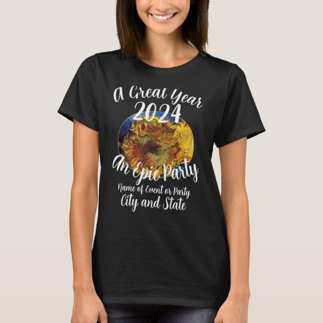 2024 Happy Hour Bachelor Bachelorette Retirement T-Shirt (Front)