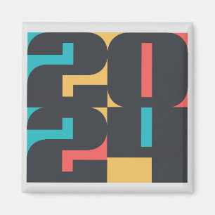 2024 Happy New Year Magnet