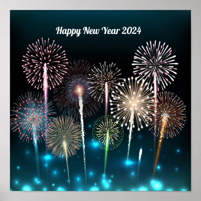 2024 Happy New Year  Poster (Front)