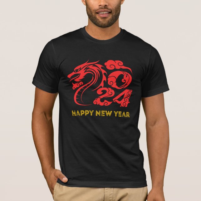2024 Happy New Year T-Shirt (Front)