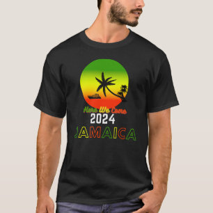 2024 Here We Come Jamaica features images in Jamai T-Shirt