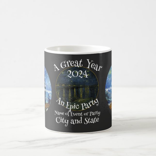 2024 High School Reunion Birthday Vacation Cruise Coffee Mug (Center)