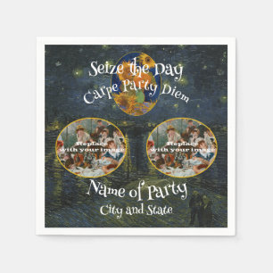 2024 High School Reunion Birthday Vacation Cruise Napkin