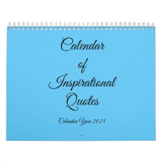 2024 Inspirational Quote Calendar