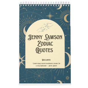2024 Jenny Lawson zodiac quote calendar