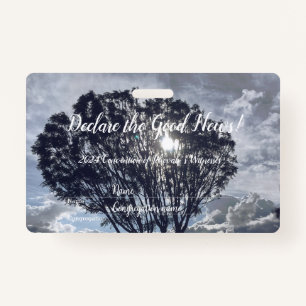 2024 JW convention clouds ID Badge