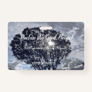 2024 JW convention clouds ID Badge