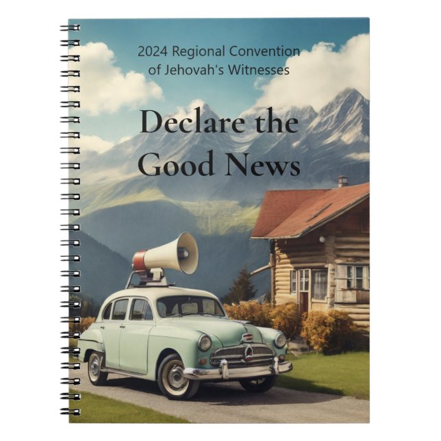 2024 JW Convention Declare the Good News   Notebook (Front)