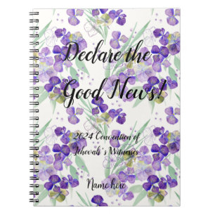2024 JW convention hydrangeas Notebook