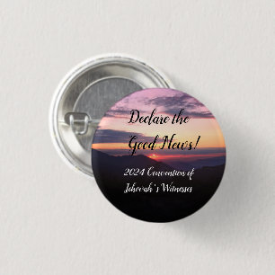2024 JW Convention Sunset customize 3 Cm Round Badge