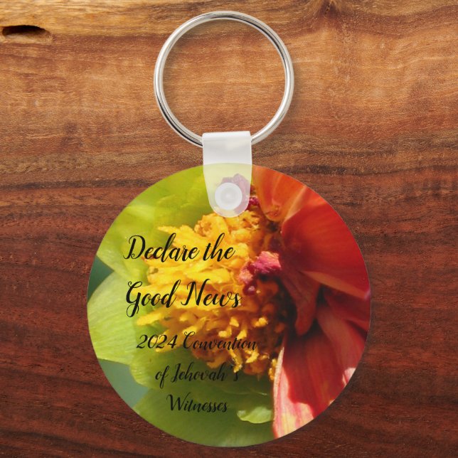 2024 JW Declare the Good News customize  Key Ring (Front)