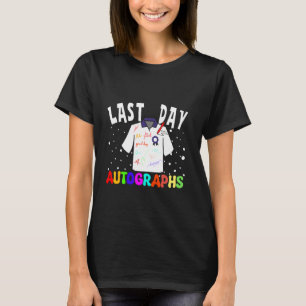 2024 last-day of school autograph Kindergarten Gra T-Shirt
