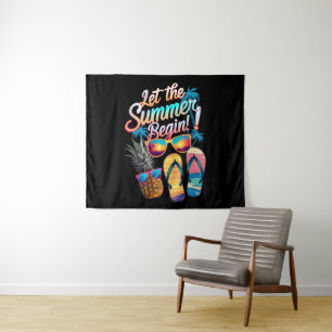 2024 Let The Summer Begin 2024 Summer Vacation Tapestry