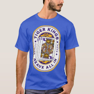 2024 Louisiana Tiger King Playing Card Awesome Ki T-Shirt