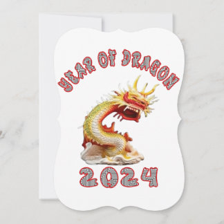 2024 Lunar Chinese New Year-Year Of The Dragon Holiday Card