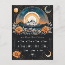 2024 Lunar Cycle Calendar Sunflower Southern Hem