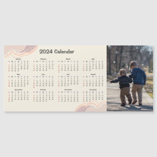 2024 Magnetic Calendar - Custom photo