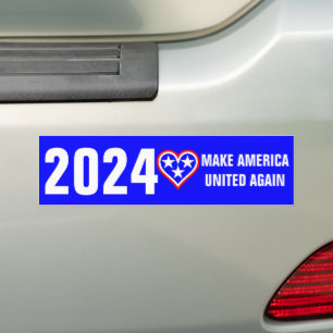 2024 MAKE AMERICA UNITED AGAIN BUMPER STICKER