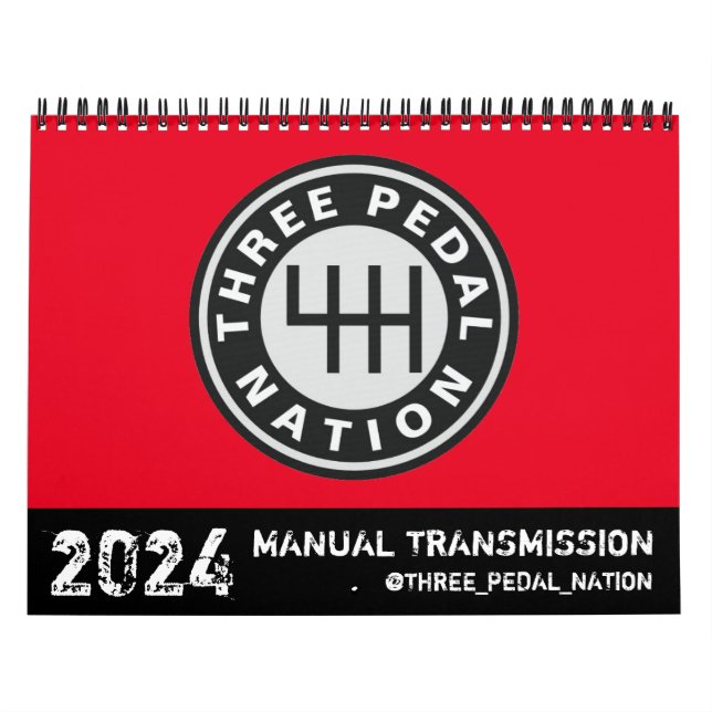 2024 MANUAL TRANSMISSION CALENDAR (Cover)